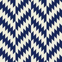Geometric zigzag pattern. Random blue-white color herringbone triangle zigzag shape seamless pattern background. Use for fabric, textile, interior decoration elements, upholstery, wrapping. vector