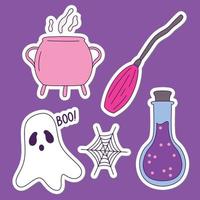 Set of Magical Element Illustration vector
