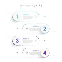 Vector Infographic label design template with icons and 4 options or steps. Can be used for process diagram, presentations, workflow layout, banner, flow chart, info graph.