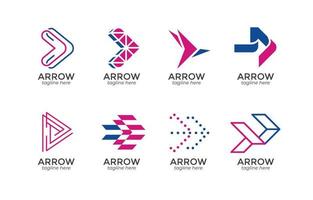 Arrow Logo Template Collection vector