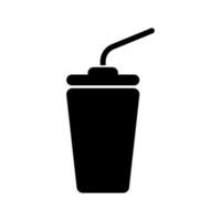 drink cup icon vector. various drinks such as float, ice blend, ice soda, and others vector