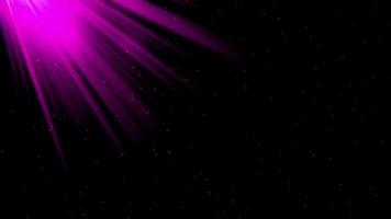 Purple light rays video