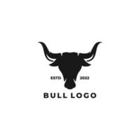 toro simple logo plano vector