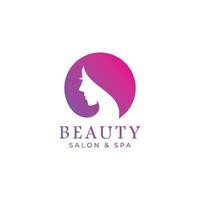 vector de logotipo de salón de belleza y spa