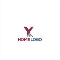 real estate company branding house elegant word mark logo design vector