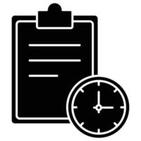 Task deadline  which can easily modify or edit vector