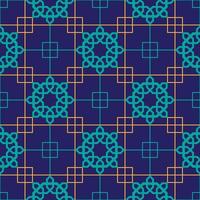 Abstract seamless patterns in Islamic style. vector