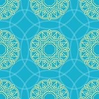 Abstract seamless patterns in Islamic style. vector