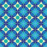 Abstract seamless patterns in Islamic style. vector