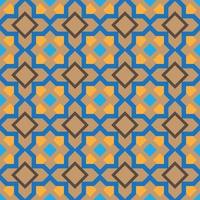 Abstract seamless patterns in Islamic style. vector