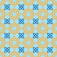 Abstract seamless patterns in Islamic style. vector