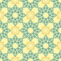 Abstract seamless patterns in Islamic style. vector