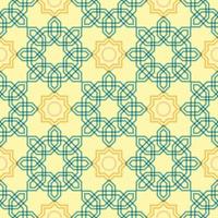 Abstract seamless patterns in Islamic style. vector