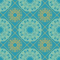 Abstract seamless patterns in Islamic style. vector