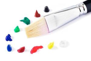 Brush and paint photo