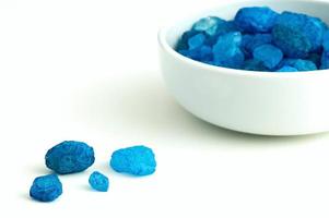 Blue bath salts photo