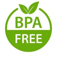 BPA FREE bisphenol A and phthalates free icon vector non toxic plastic sign for graphic design, logo, website, social media, mobile app, UI illustration