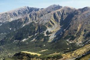 paisaje de montaña de eslovaquia foto