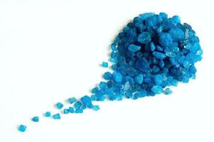 Blue bath salts photo