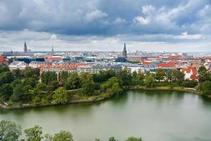 view on center of Copenhagen, Denmark photo