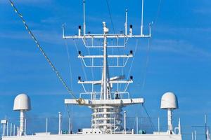 navigation antenna of cruise liner photo