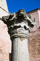 ancient Corinthian column photo