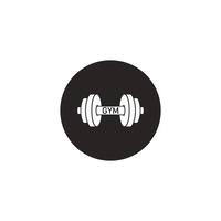 logotipo de fitness y levantamiento de pesas vector