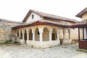 Big Kenesa synagogue in chufut-kale town, Crimea photo