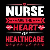 Nurse T-Shirt Design vector