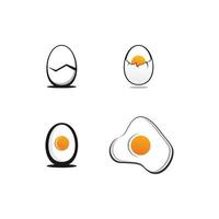 egg logo icon vector food