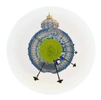 spherical view of hotel des invalides in Paris photo