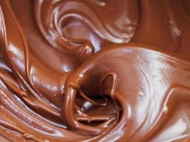 melted chocolate paste close up photo