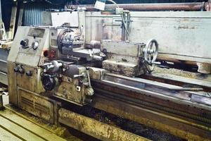 Engine metal lathe machine photo