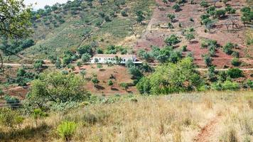 farm in Serra do Caldeirao mountains in Portugal photo