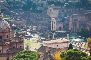 ruinas de la colina capitolina en roma foto