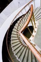 wooden railing in house photo