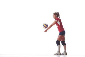 Volleyball player portrait photo