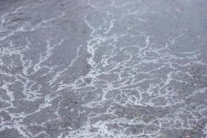 Surface, texture, background, slippery road in a winter day. photo