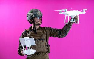 soldier drone pilot technician photo