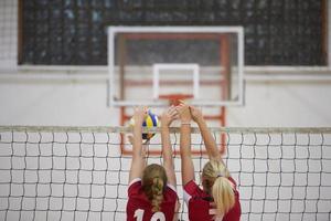 Volleyball game view photo