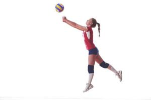 Volleyball player portrait photo