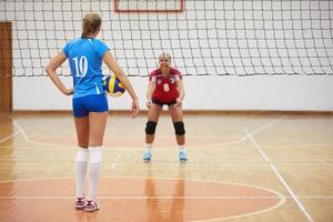 Volleyball game view photo