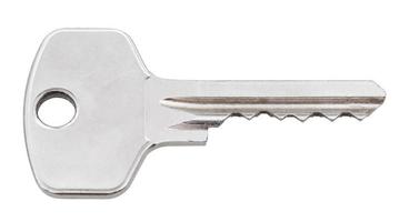 steel door key for wafer tumbler lock photo