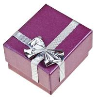 small purple gift box photo