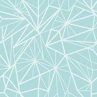 Vector Seamless frosty pattern. Abstract white Line on blue, Geometric ornament for continuous replicate. Concept of Winter holiday.