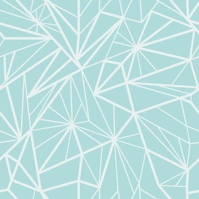 Vector Seamless frosty pattern. Abstract white Line on blue, Geometric ornament for continuous replicate. Concept of Winter holiday.