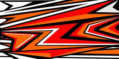 Red Stripes Racing Decal vector