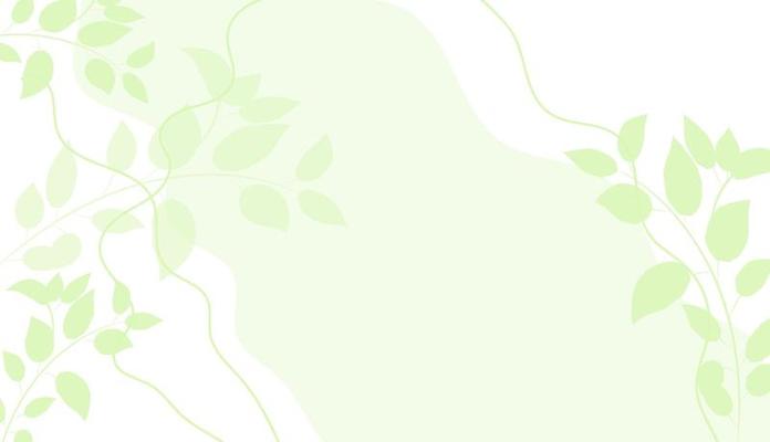 background for banner with plant elements