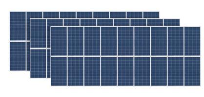 Photovoltaic solar cell panels isolated on white background. Environmental theme. Green energy concept. photo