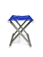 Folding chair isolated on white background photo